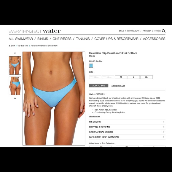 BRAND NEW B. SWIM BIKINI BOTTOMS - Picture 5 of 5